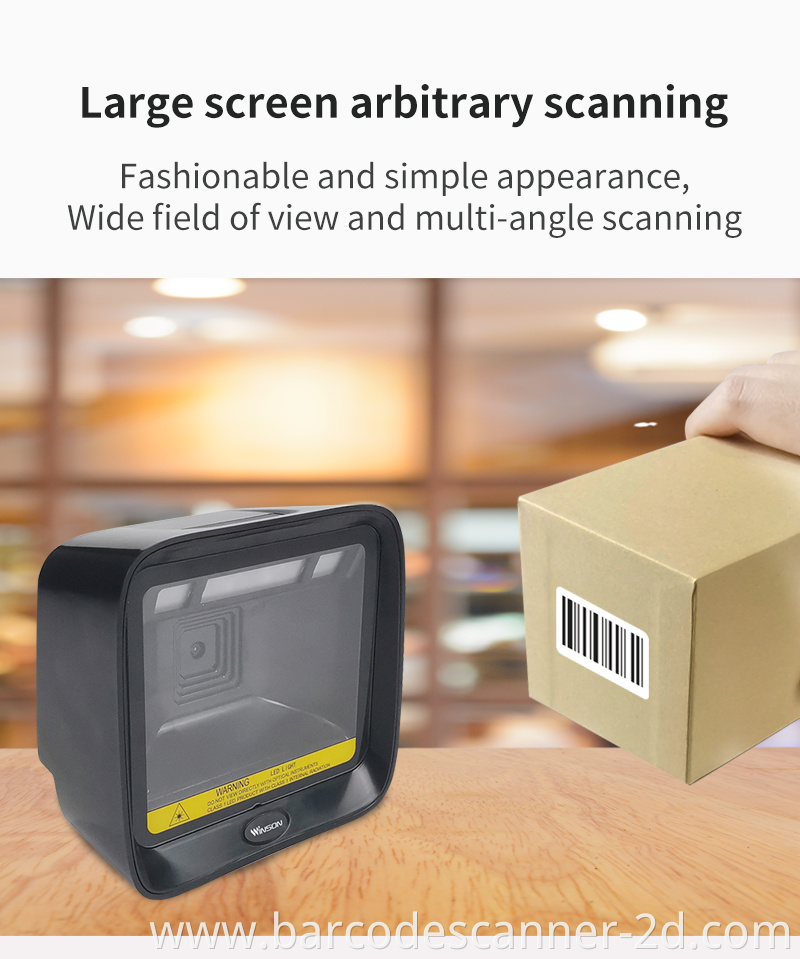 Desk scanner 1D 2D Barcode Scanner 